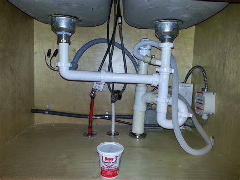 plumbing dishwasher drain connection